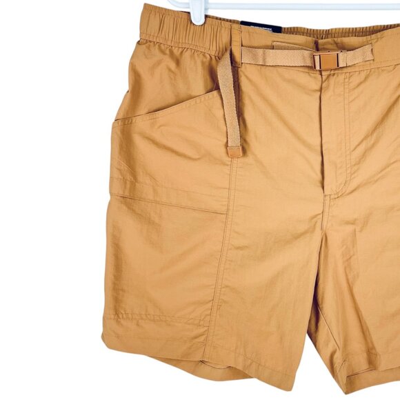 Eddie Bauer Men's Brown Ripstop Tech Short Size XL Adjustable Belt UPF 50 NWT - Picture 3 of 11